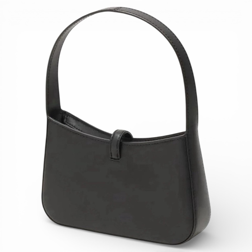 Michael Kors Black Leather Lyra Pochette Shoulder Bag NWT - Picture 2 of 3